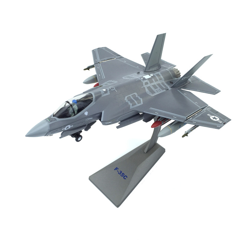 美国f35战斗机模型海军陆战队 af11:72  f35c隐形战斗机闪电舰载机