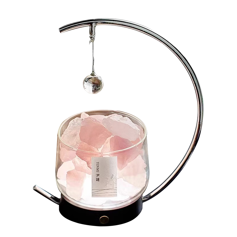 尹谜（YINMI）香薰扩香石礼盒晶石摆件卧室内摆件香氛小夜灯生日乔迁新婚礼物