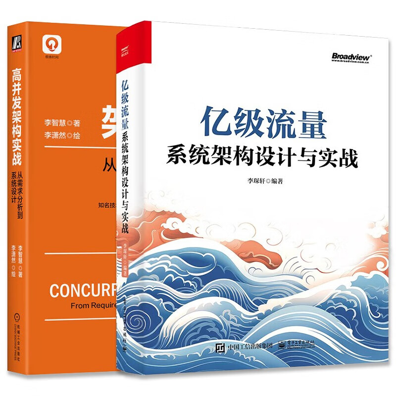 亿级流量系统架构设计与实战+高并发架构实战 套装二册详情图