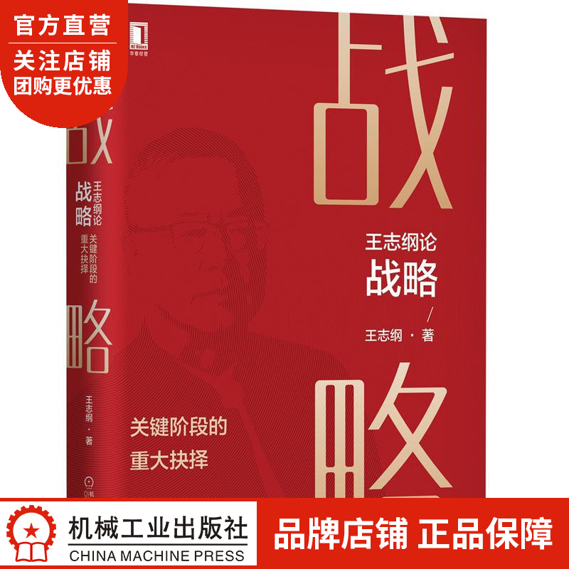 正版 王志纲论战略:关键阶段的重大抉择王志纲|8082982