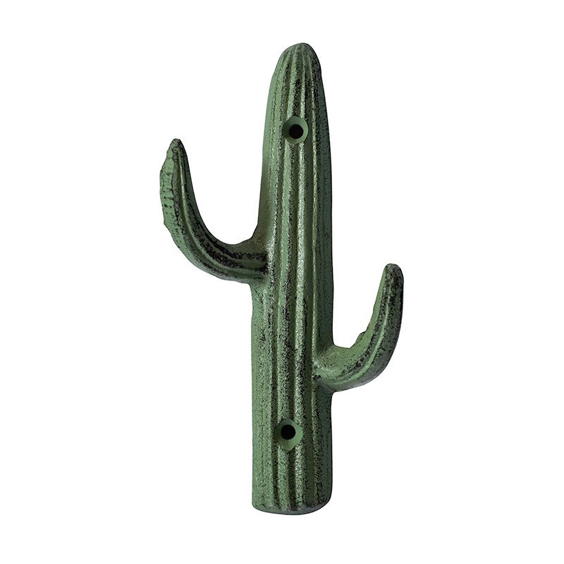 掬涵 铸铁仙人掌挂钩墙钩壁挂壁饰zakka杂货花园装饰窗帘钩美式乡村风