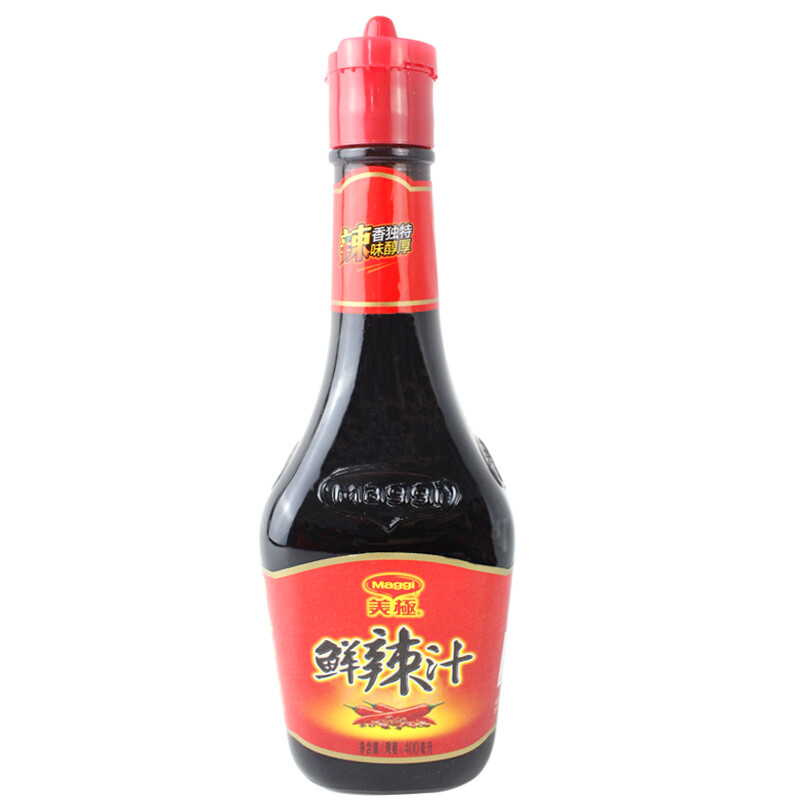 雀巢美极鲜辣汁400ml瓶装鲜酱油热炒凉拌菜调味汁 鲜辣汁400g