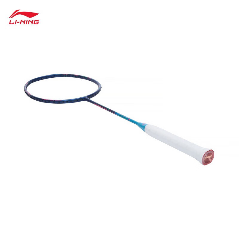 李宁(LI-NING)羽毛球拍雷霆80light 谌龙同款全碳纤维专业进攻控制大赛球拍单拍 雷霆50(4Ug5)-蓝绿