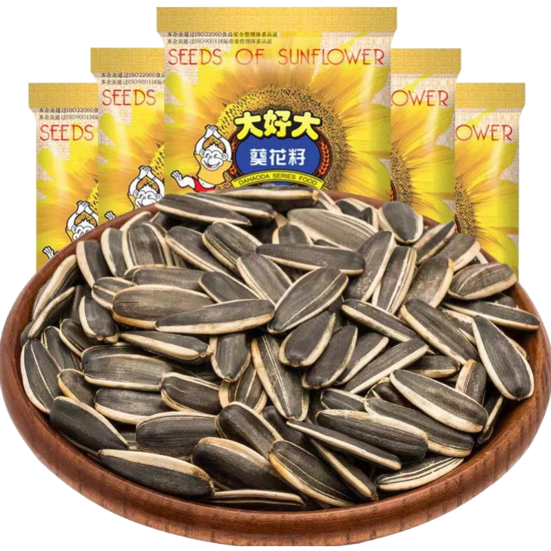 大好大葵花籽155克奶油味嗑的瓜子仁休闲零食怀旧好吃新款 155克大好大瓜子*10袋