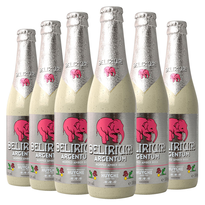 粉象精酿啤酒 330ml*6瓶 比利时进口 银粉象啤酒