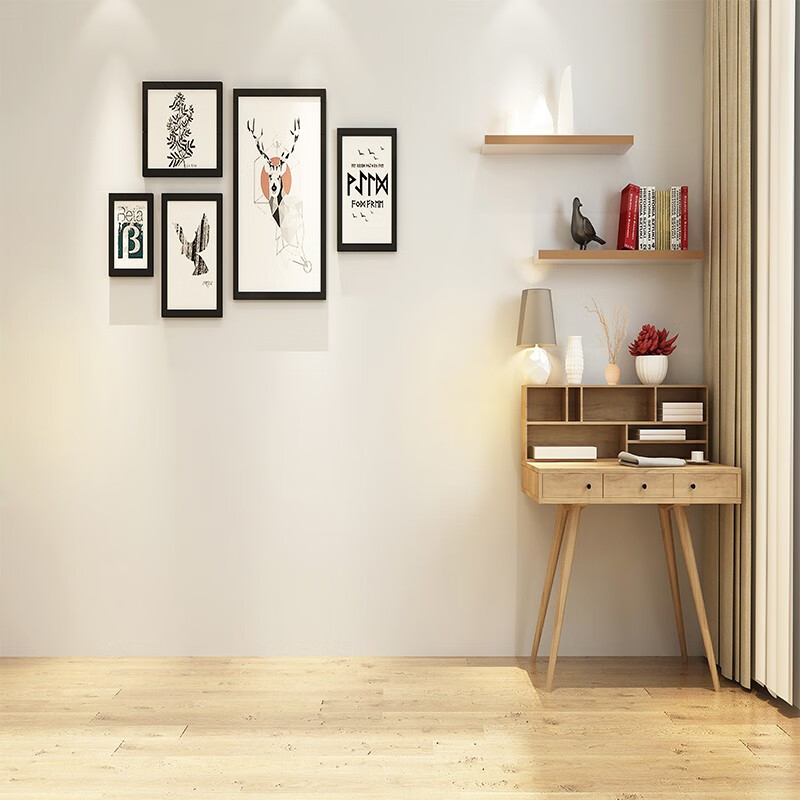 布3d装饰大气女主播背景墙3d网红播立体高清图室 乳白色 120按图宽1