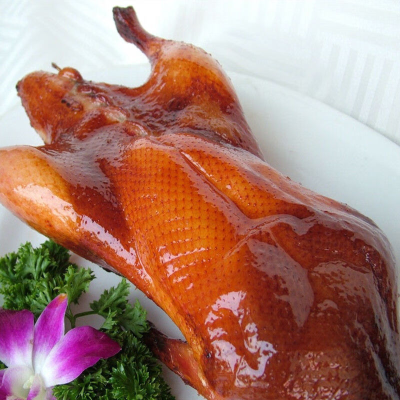 食怀【北京烤鸭】整只脆皮新鲜卤味熟食即食脆皮烤鸭果木炭火烤鸭 四