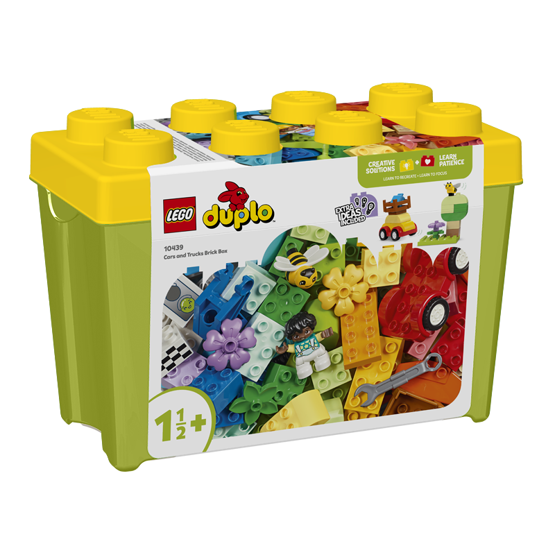 乐高（LEGO）积木拼装得宝10439 百变车辆积木桶男孩女孩儿童玩具生日礼物
