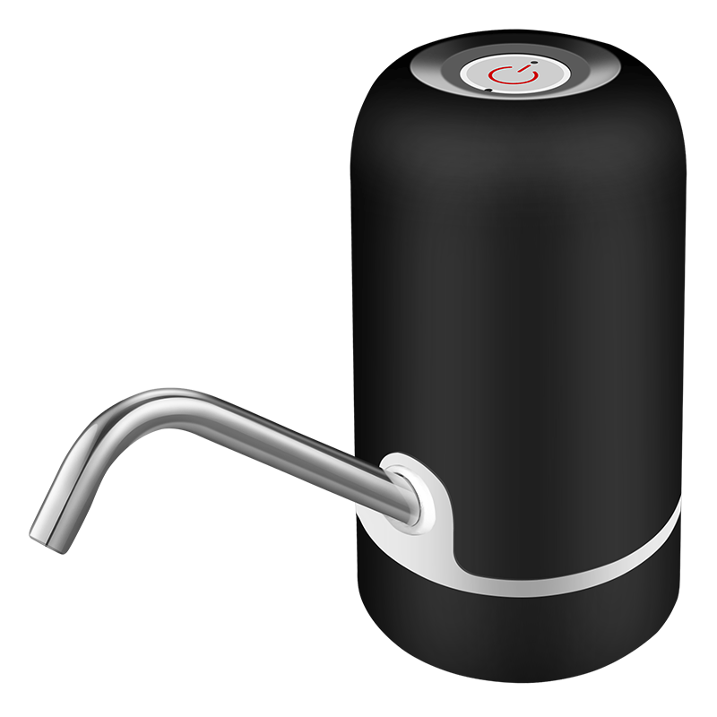 荣事达（Royalstar） 桶装水抽水器吸水泵饮水机泵纯净水桶取水器上水器大桶水压水器 双泵+黑色+不锈钢出水管