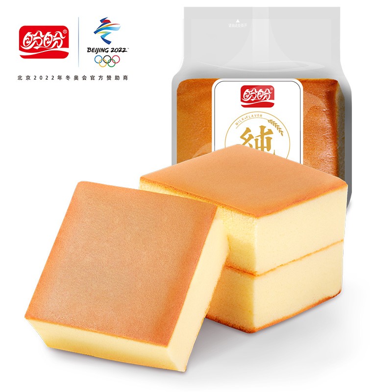 盼盼 纯蛋糕早餐代餐食品糕点点心办公室休闲零食网红奶香味 盼盼纯蛋糕120g