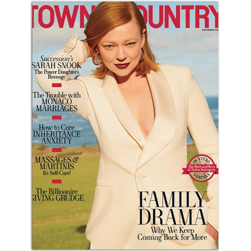 【单期可选】Town&Country 城市与乡村 2023年月刊 美国生活杂志 2021年11月刊