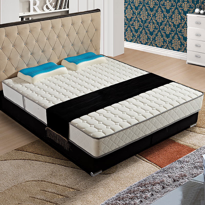 韵思 独立弹簧偏硬护脊天然乳胶床垫1.