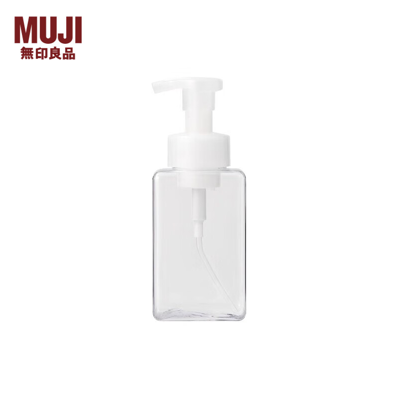 无印良品 MUJI PETG补充瓶/起泡式 透明 400ml