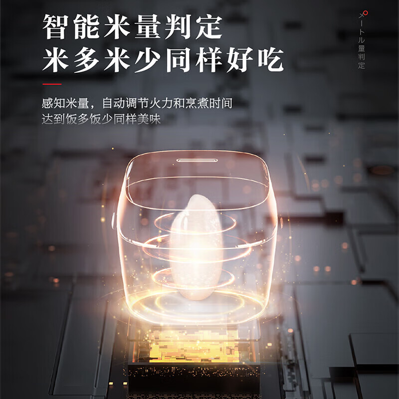 东芝(TOSHIBA)三维全域加热健康酵活5L电饭煲 智能米量判定 24H抗菌保温 进口备长炭电饭煲 家电补贴 鲜米煲 3L