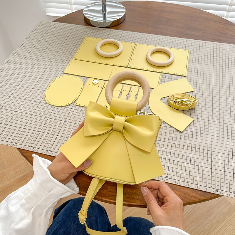 金檀侠手工艺品diy自己做包包送闺蜜生日礼物编织送女友自制感自缝