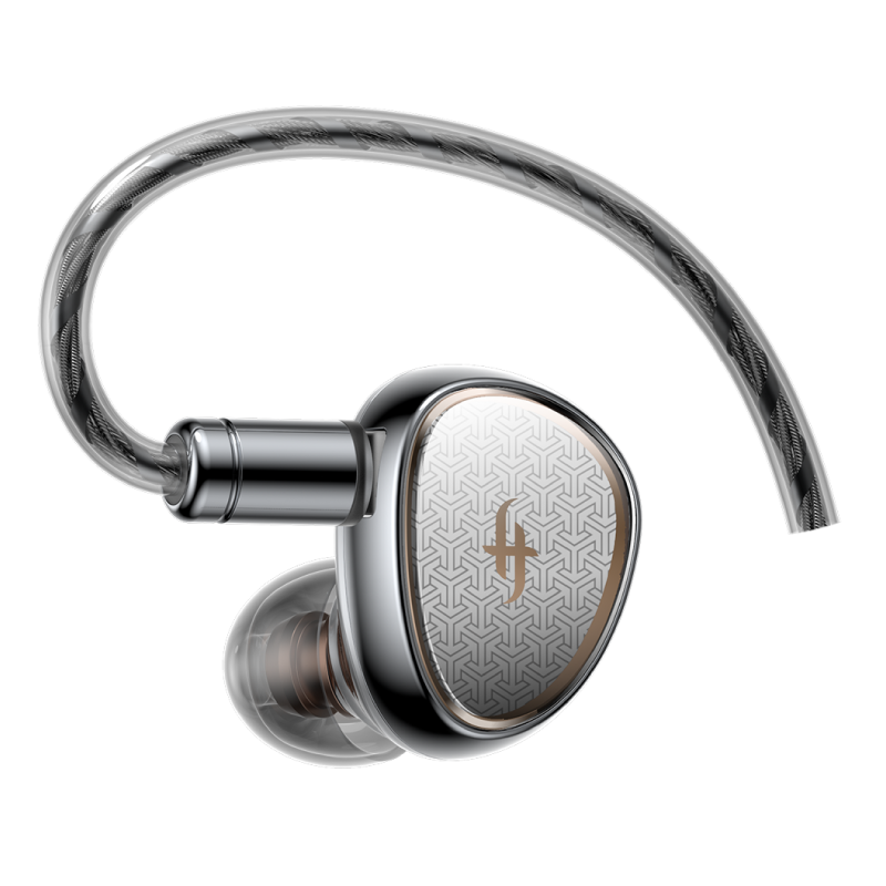 兴戈（SIMGOT）费马EA1000入耳式动圈有线耳机HIFI高解析高音质可换线耳塞 镜面银