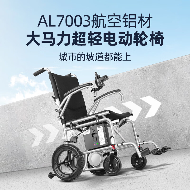 英洛华(innuovo)电动轮椅智能全自动老人专用轻便折叠小型便携电动