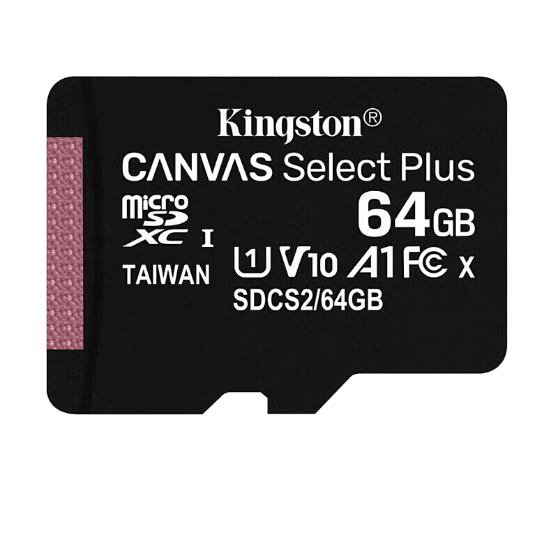 ��ʿ�٣�Kingston��64GB TF��MicroSD�� �洢�� U1 A1 V10 ����100MB/s �ֻ���Ϸ������˶�����г���¼���ڴ濨