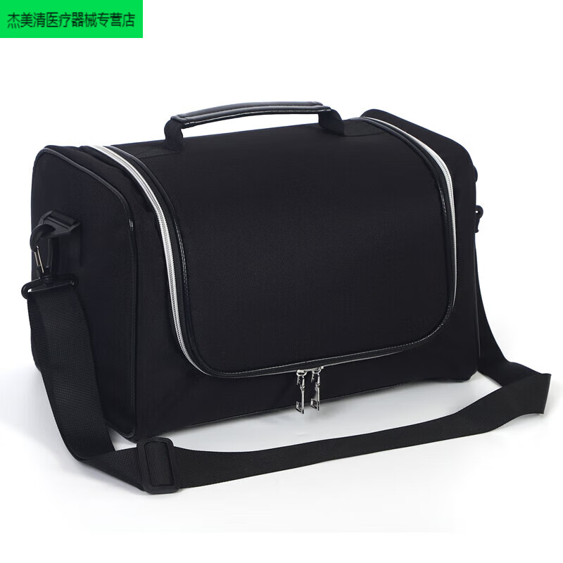 便携耐磨防水医生出诊包 一个起印字抗震便携精品社区医生出诊包 黑色