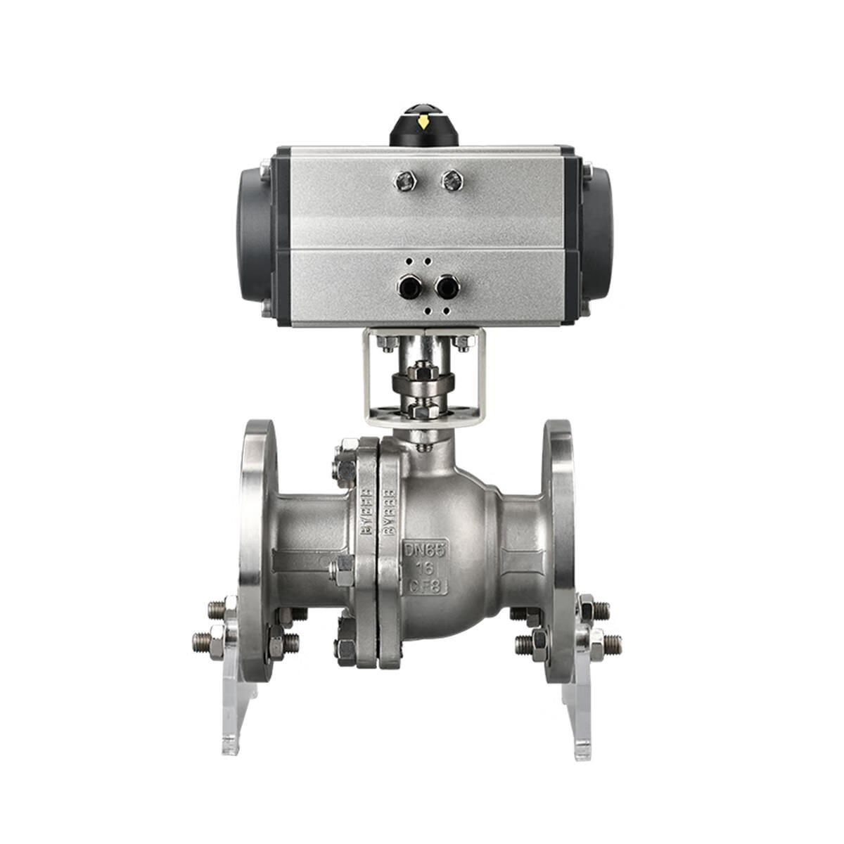 16p/c法兰铸钢不锈钢304高温o型快速切断阀dn25 50 dn15全不锈钢阀 