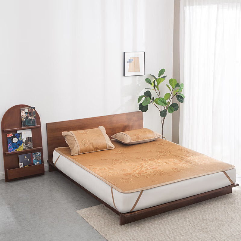 lovo沁花颜藤席三件套 vgw268 图色 席子:180x200(cm)