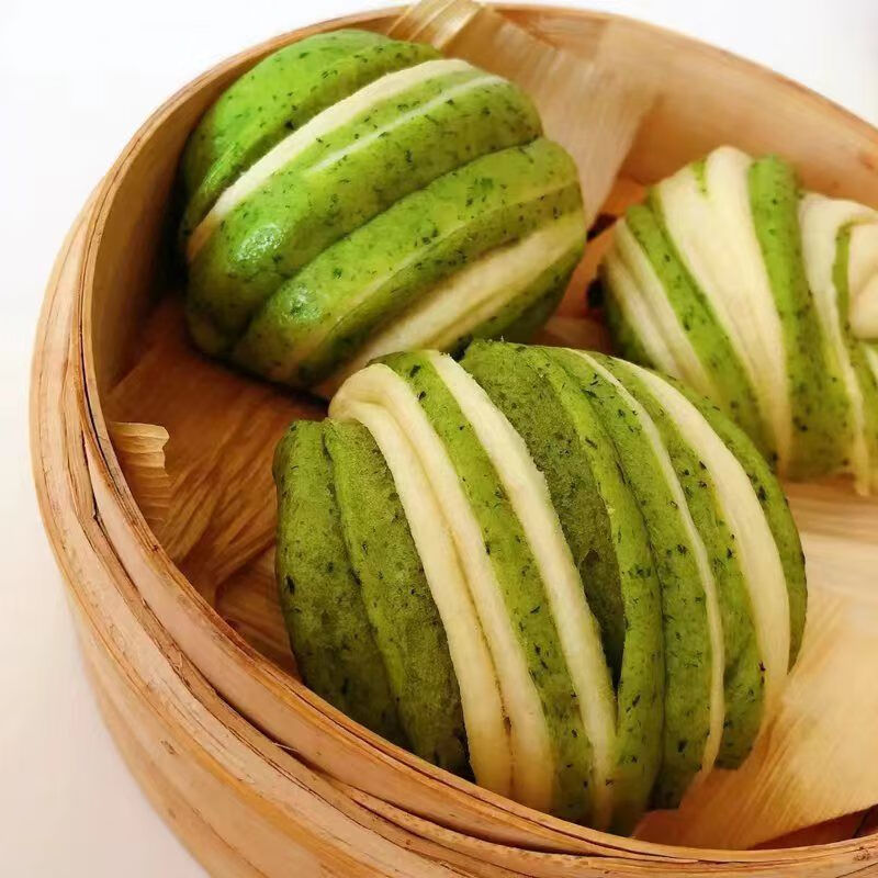 巢浩营养果蔬小花卷速冻食品馒头学生素食早餐五香五彩网红 【果蔬小