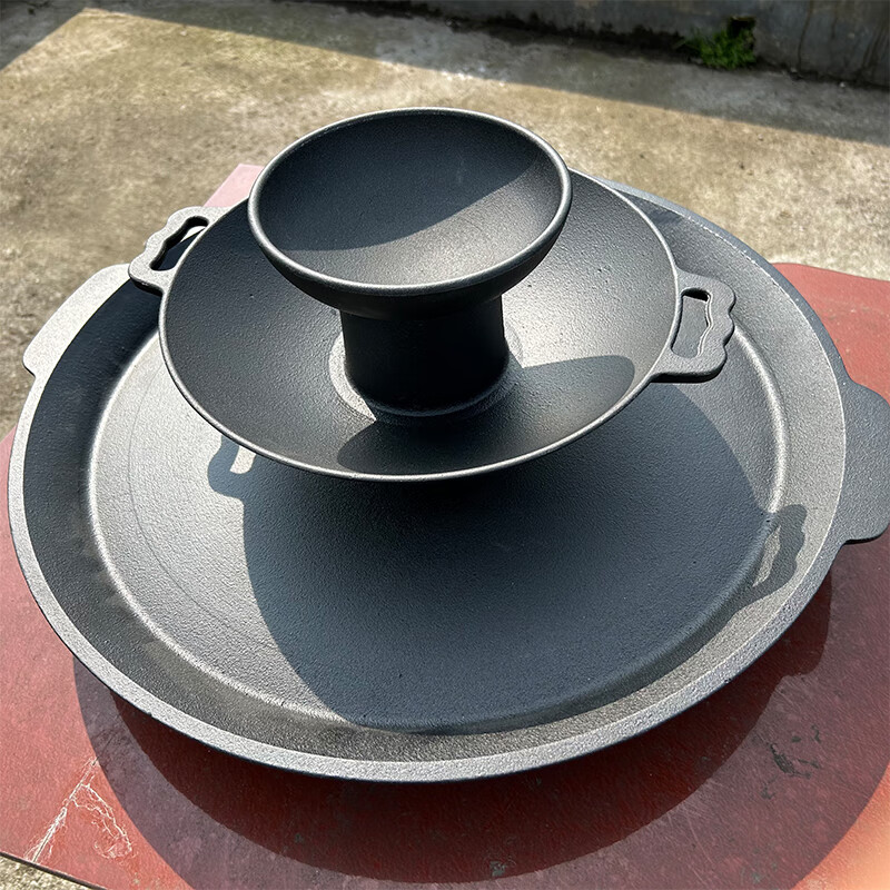 山头林村贵州烙锅专用锅 贵州铸铁烙锅专用锅活油烙锅罗锅商用家用