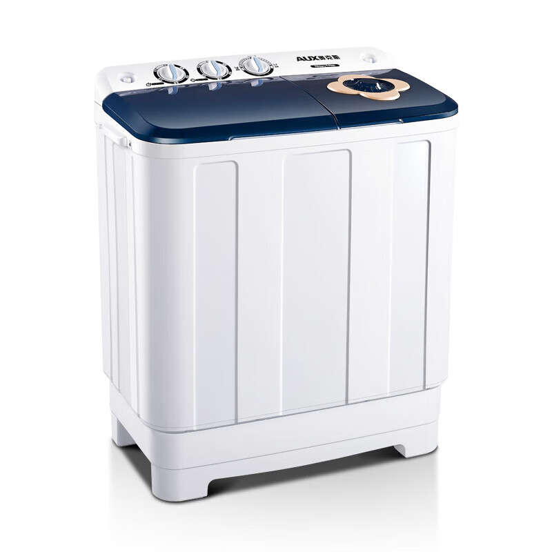 奥克斯（AUX）13公斤半自动洗衣机家用宿舍出租房双桶双缸半自动小型洗衣机洗+脱13公斤