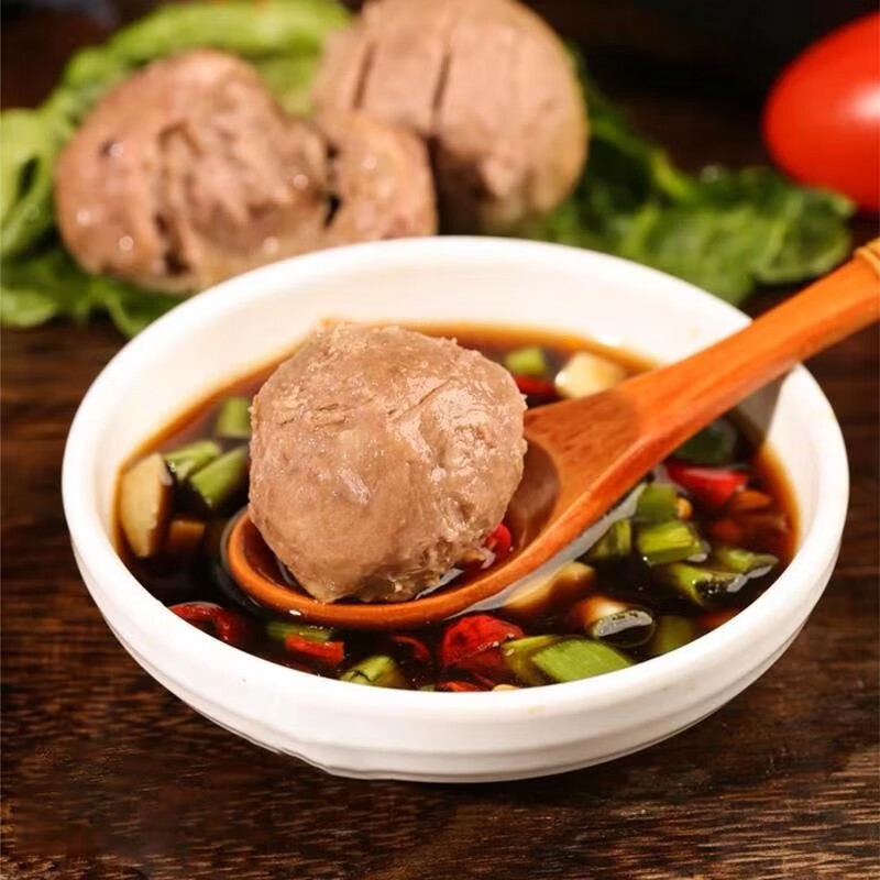 潮品侠牛肉丸潮汕正宗汕头手打牛筋丸子潮州手工特产火锅烧烤食材 4斤牛肉丸