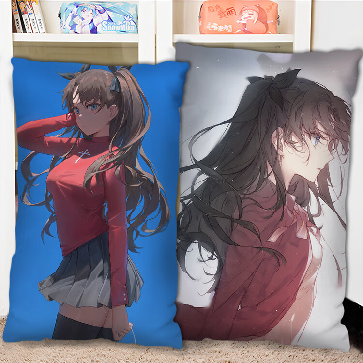 fate远坂凛周边抱枕双面图案半身长条二次元枕头2way枕套照片定制 01 