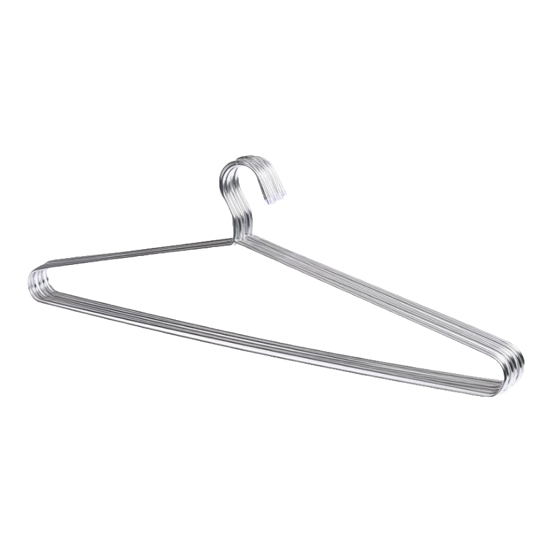 秉优 不锈钢大衣架2支105cm 加粗加长晒被子床单浴巾神器超特大晾衣架