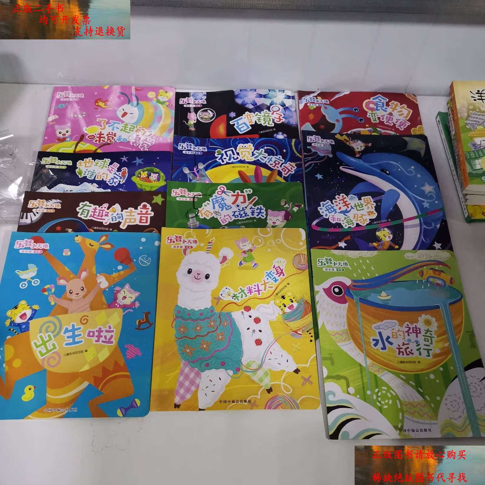 【二手9成新】乐智小天地成长版中班4-5岁适用,十一本合售 /儿童挑战