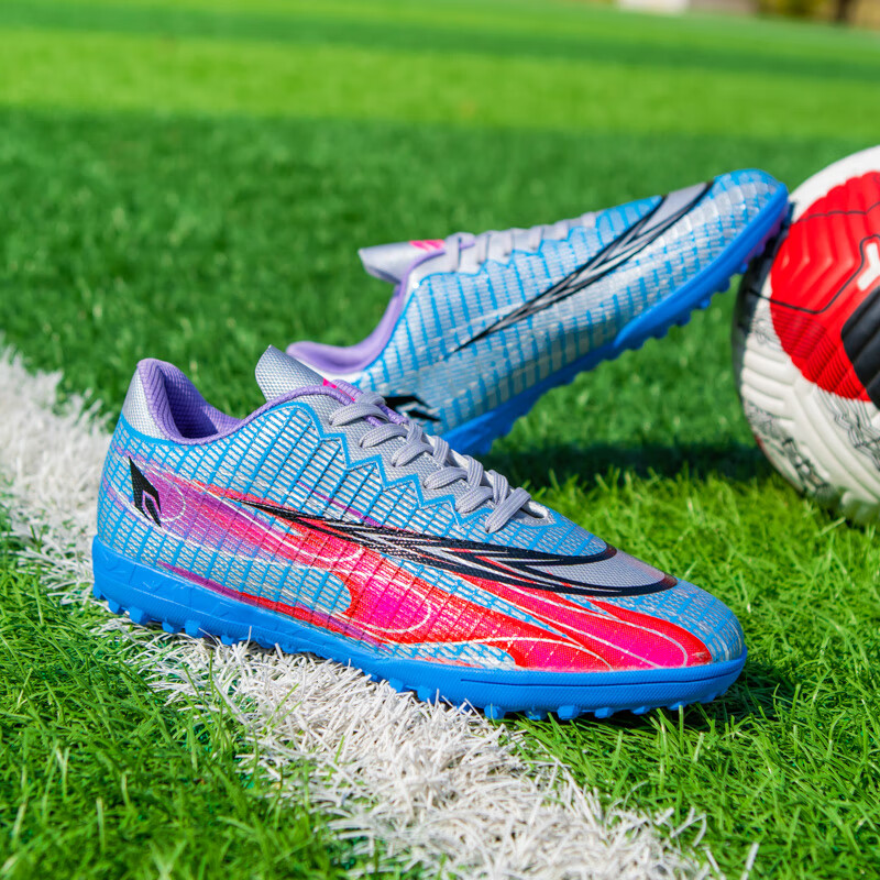 lnml足球鞋刺客14男女儿童中学生cr7草地长碎 钉a g短 钉透气t f球鞋
