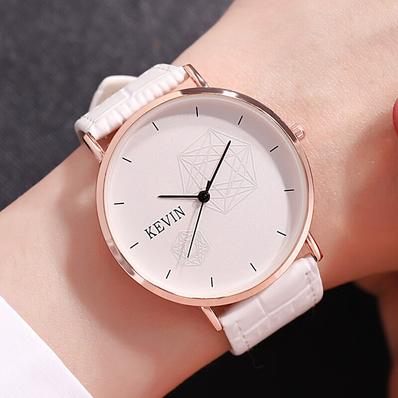 情侣手表刻字一对男女韩版学生情侣表一对情侣款简约厂家直销 白面