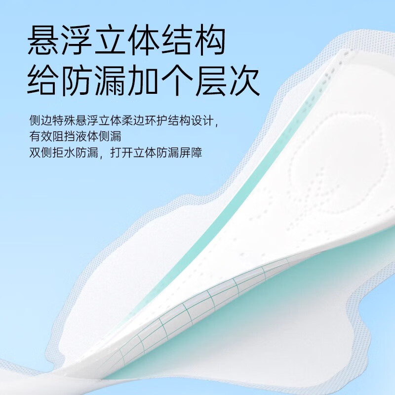 棉享医护级卫生巾日用悬浮独立包装姨妈巾夜用防漏整箱批发日夜组合装 送收纳箱-纯棉日用50包+夜用50包