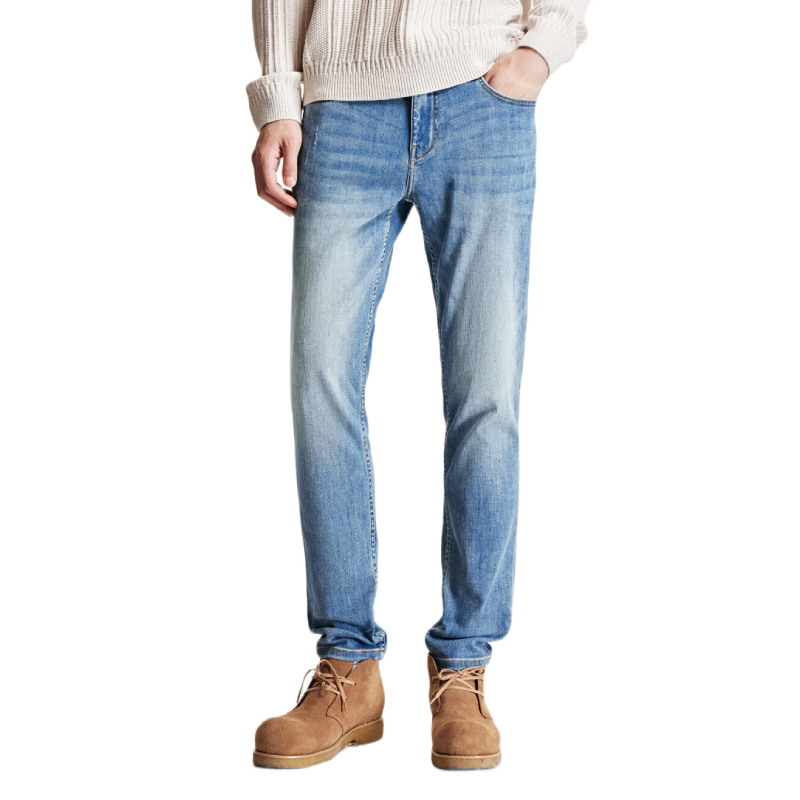 杰克·瓊斯（JACK&JONES）春夏季男裝牛仔褲男彈力修身褲子男百搭男褲休閑男士牛仔褲四季款 E31牛仔藍(lán) S (170) 腰加寬