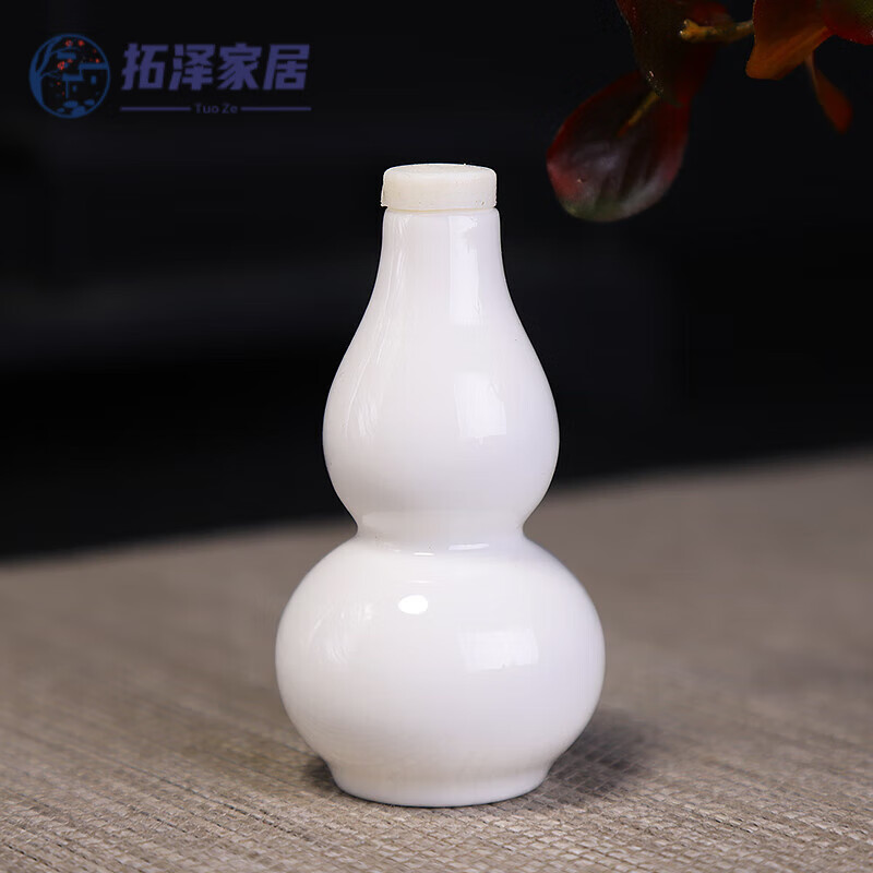 澳颜莱 古代药瓶 迷你陶瓷葫芦瓶面霜 沉香粉药丸茶叶罐 便携随身小