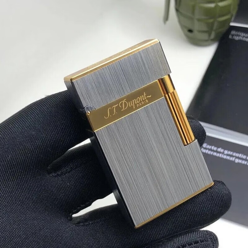 萌曼经典纯铜面侧轮打火机朗声都dupont漆钢清脆彭火机打火充气适用音