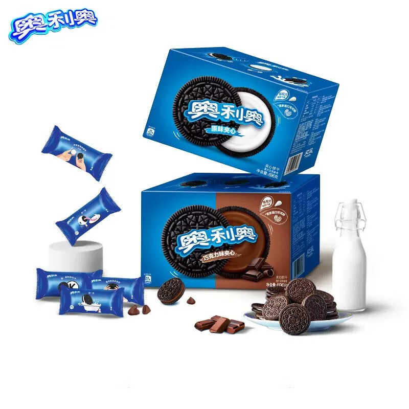 京喜特价版: 奥利奥 夹心饼干 巧克力味 696g*1盒