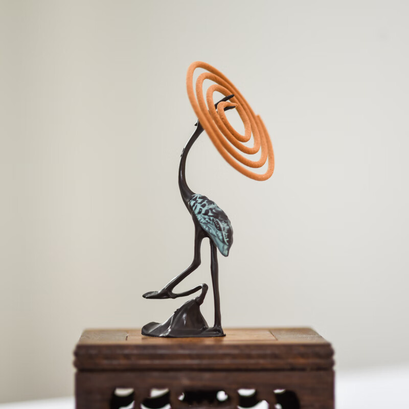 妙普乐盘香支架 仙鹤香插香座香薰檀香插座熏香炉盘香支撑架托底座