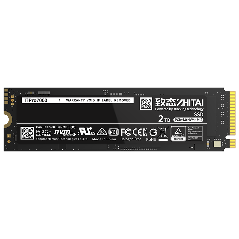 ZHITAI 致态 TiPro7000 NVMe M.2 SSD固态硬盘 2TB（PCle 4.0）