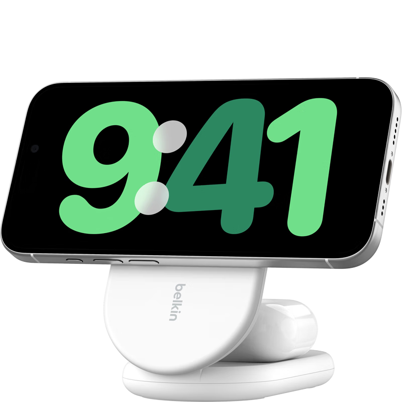 ������BELKIN��Qi2��֤15W����һ���ߴ����������MagSafe������ƻ��iPhone 16/15 �ǹ�ɫ-�۵���