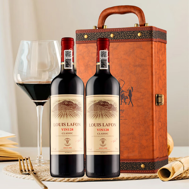 ·�����ƣ�LOUIS LAFON���������ں��VIN128��ϼ��ɺ����Ѿ�750ml*2ԭ��˫֧�����װ