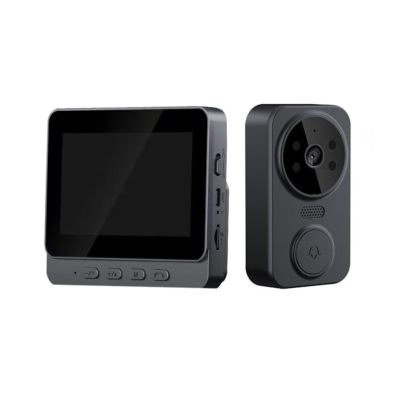 3寸带屏家用无线智能可视门铃视频双 m12可视门铃