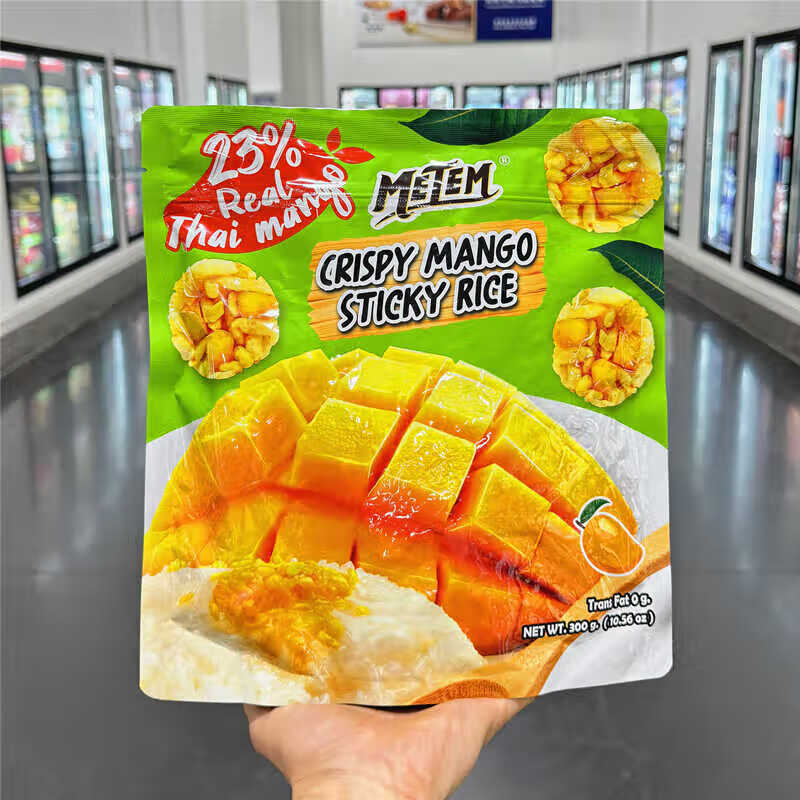山姆会员商店代购 泰国进口metem椰子味芒果大米脆300g膨化食品休闲