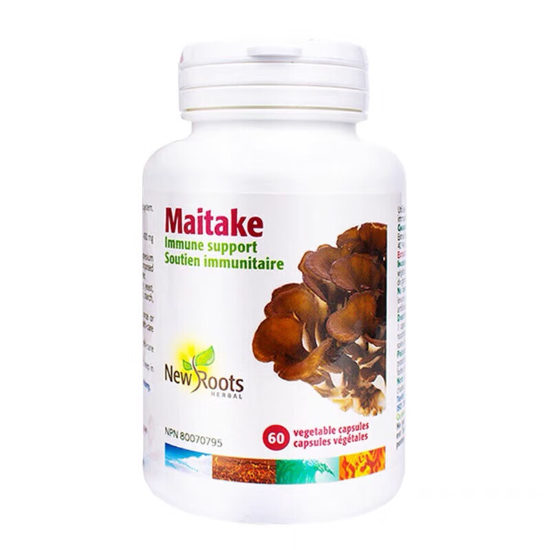 newrootsherbal加拿大灰树花多糖胶囊提取物舞茸多糖生物