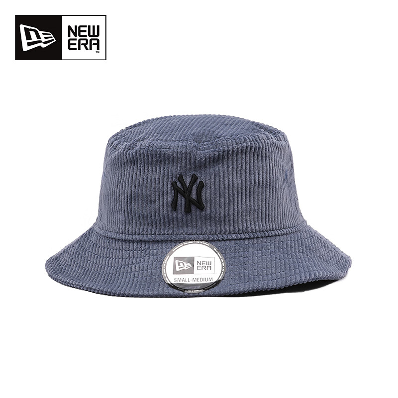 NEW ERA纽亦华帽子男女MLB系列NY洋基队灯芯绒宽檐遮阳渔夫帽12589911 12589911 SM(57cm)