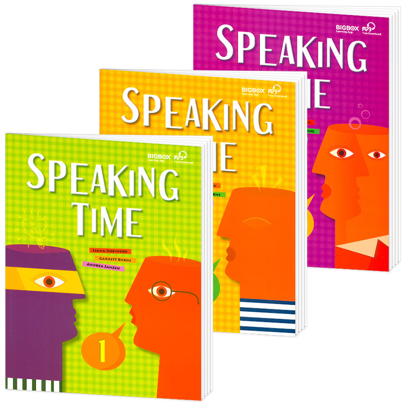 原装进口美国地道英语口语教材 speaking time1-2-3小学生英语9-12岁
