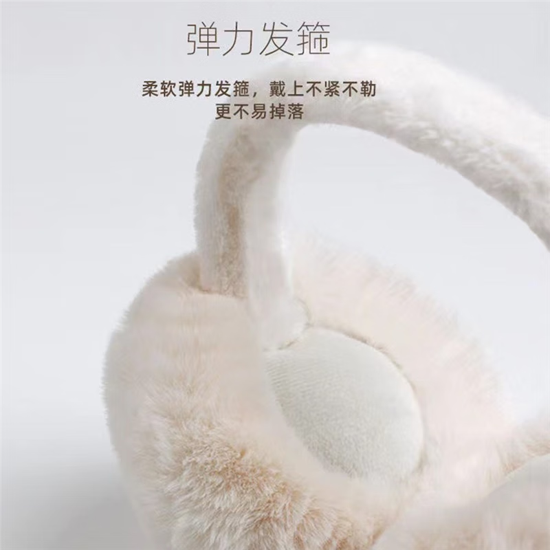 冬季护耳神器冬天男孩耳罩保暖防冻耳套包学生耳帽儿童耳捂毛绒女 3#低调灰、均码