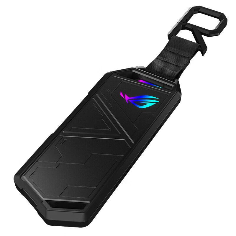 ROG硬盘盒ROG玩家国度幻影 白色 华硕硬盘盒移动硬盘 固态硬盘盒m.2硬盘盒外接nvme OP DIYB ROG幻影【标准版3片散热】